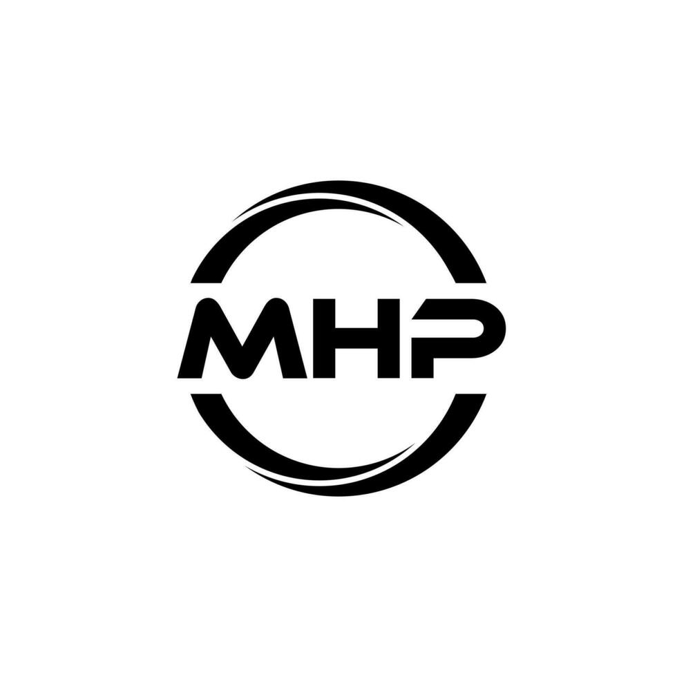 MHP Letter Logo Design, Inspiration for a Unique Identity. Modern Elegance and Creative Design. Watermark Your Success with the Striking this Logo. vector