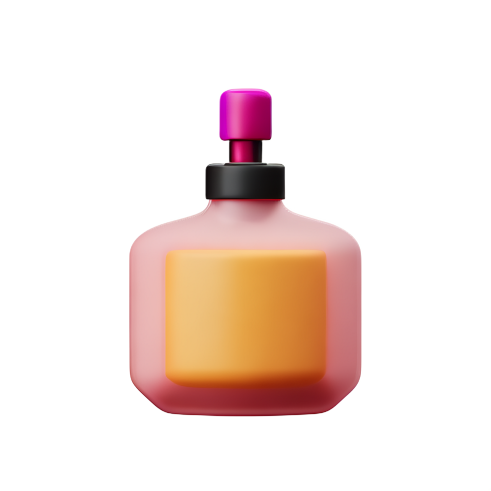perfume 3d rendering icon illustration png