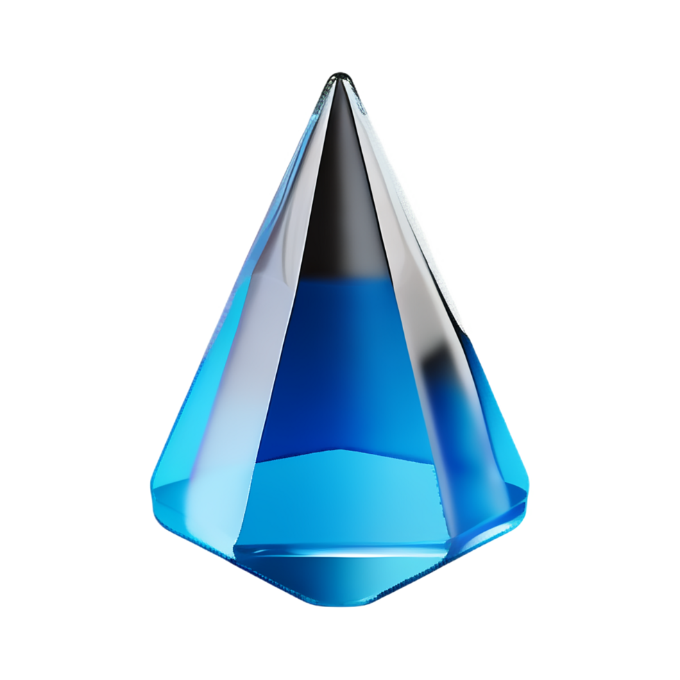 crystal 3d rendering icon illustration png