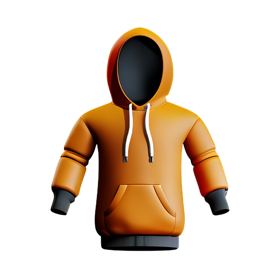 hoodie 3d rendering icon illustration png