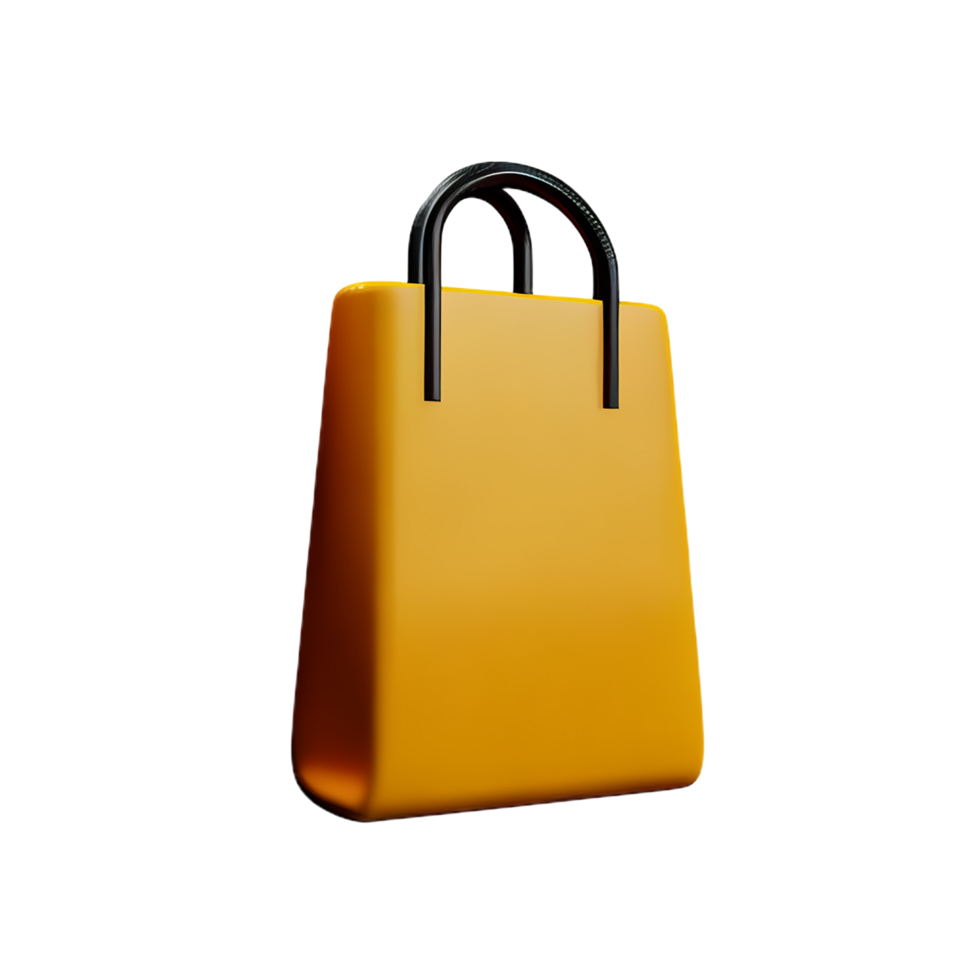 bag 3d rendering icon illustration png