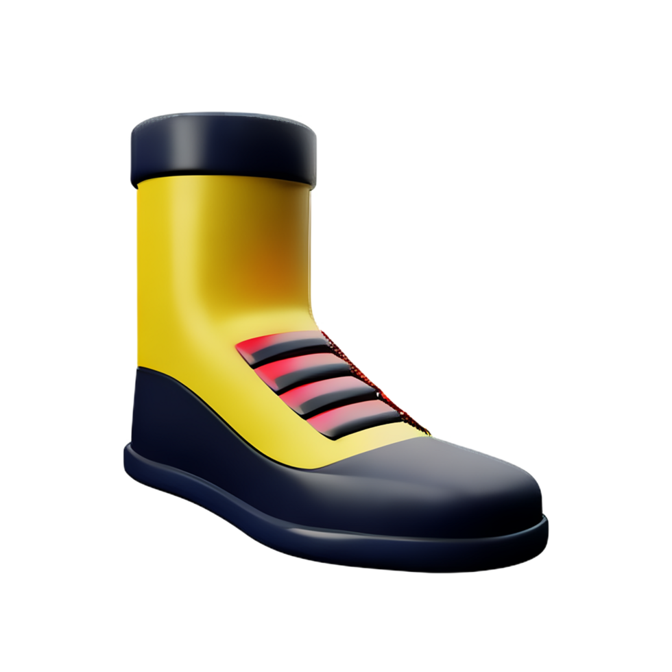 Shoes 3d rendering icon illustration png