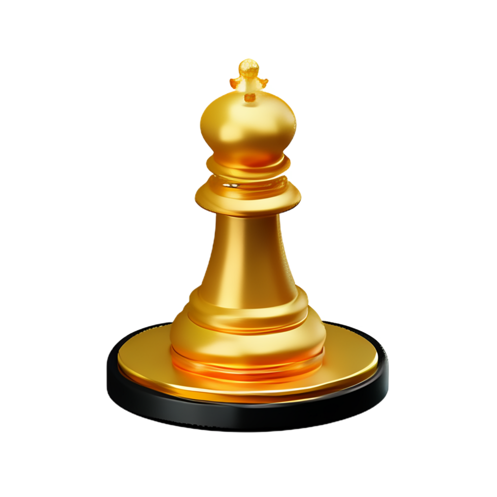 xadrez 3d Renderização ícone ilustração png
