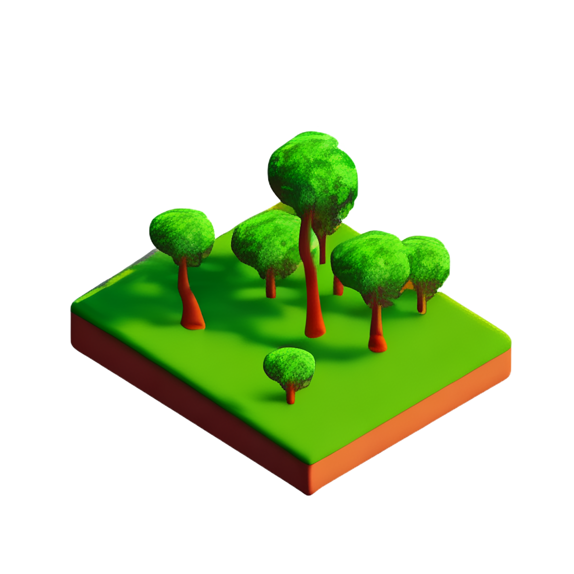 jungle 3d rendering icon illustration 28619695 PNG