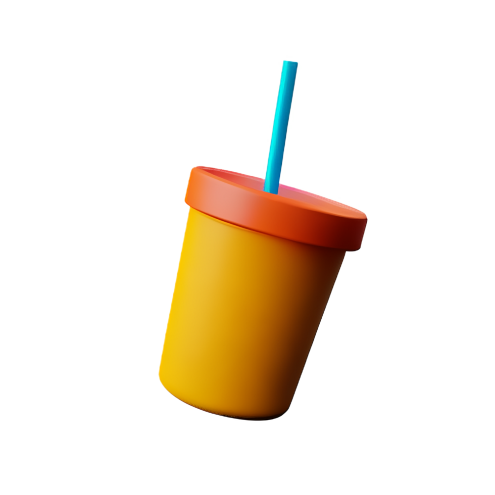 drink 3d rendering icon illustration png