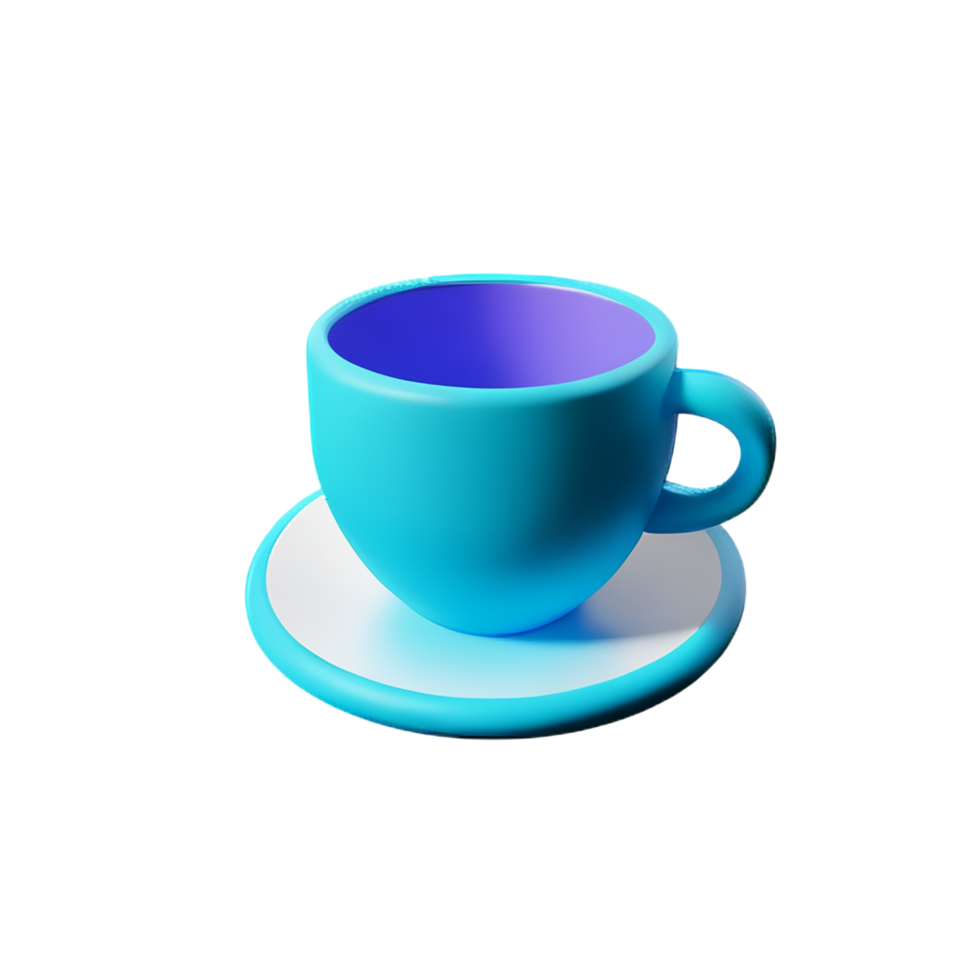 cup 3d rendering icon illustration png