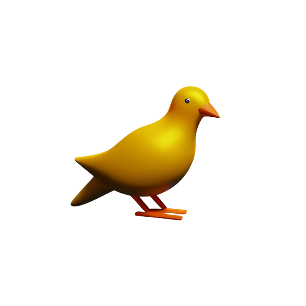 dove 3d rendering icon illustration png