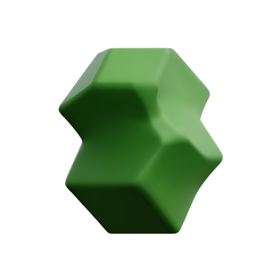 stone 3d rendering icon illustration png