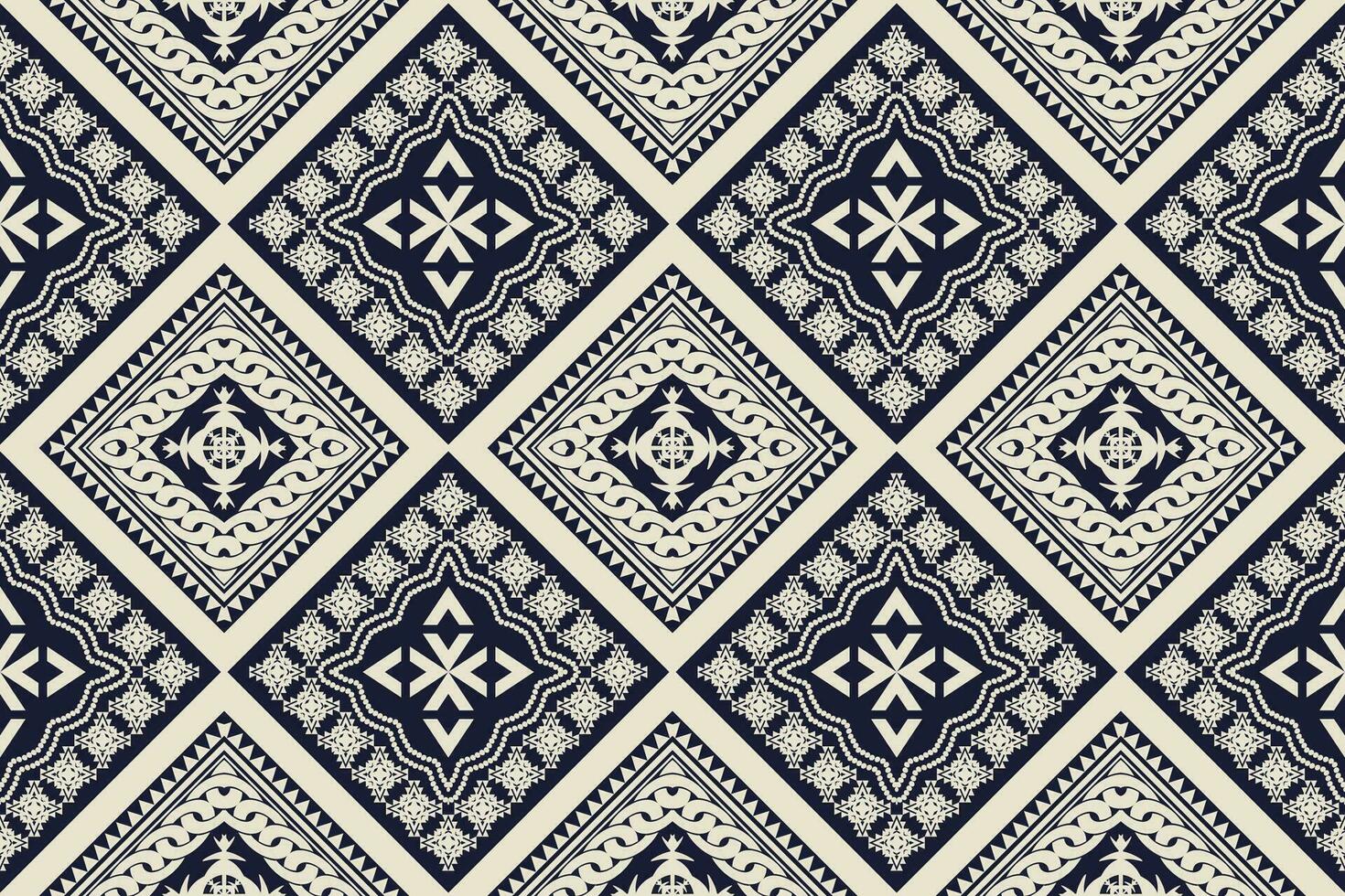 Geometric ethnic aztec embroidery style.Figure ikat oriental traditional art pattern.Design for ethnic background,wallpaper,fashion,clothing,wrapping,fabric,element,sarong,graphic,vector illustration. vector