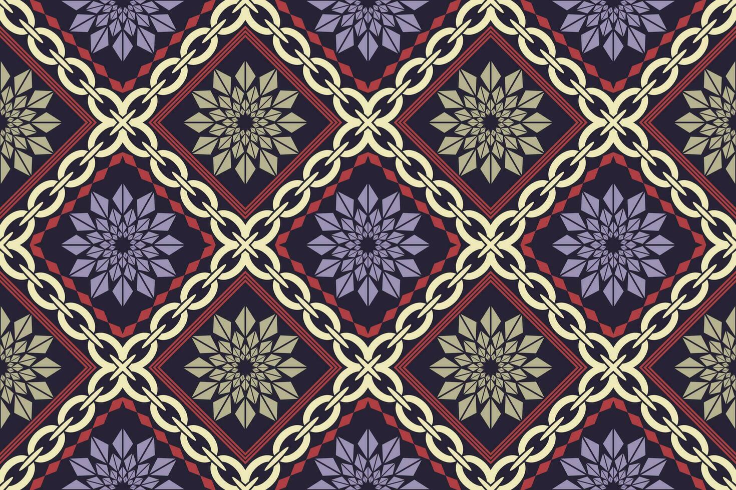 Geometric ethnic aztec embroidery style.Figure ikat oriental traditional art pattern.Design for ethnic background,wallpaper,fashion,clothing,wrapping,fabric,element,sarong,graphic,vector illustration. vector