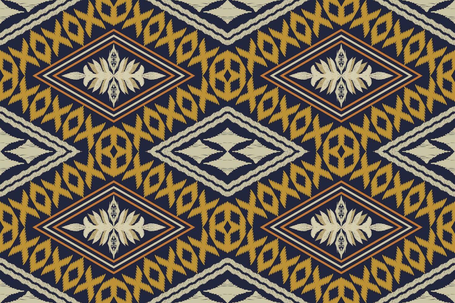 geométrico étnico azteca bordado estilo.figura ikat oriental tradicional Arte patrón de diseño para étnico fondo,fondo de pantalla,moda,ropa,envoltura,tela,elemento,pareo,gráfico,vector ilustración. vector