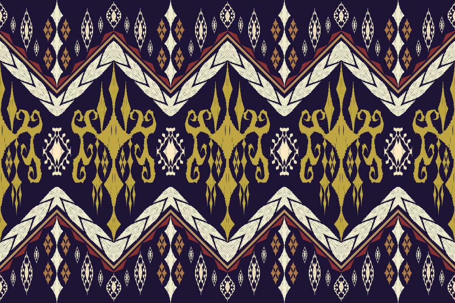 geométrico étnico azteca bordado estilo.figura ikat oriental tradicional Arte patrón de diseño para étnico fondo,fondo de pantalla,moda,ropa,envoltura,tela,elemento,pareo,gráfico,vector ilustración. vector