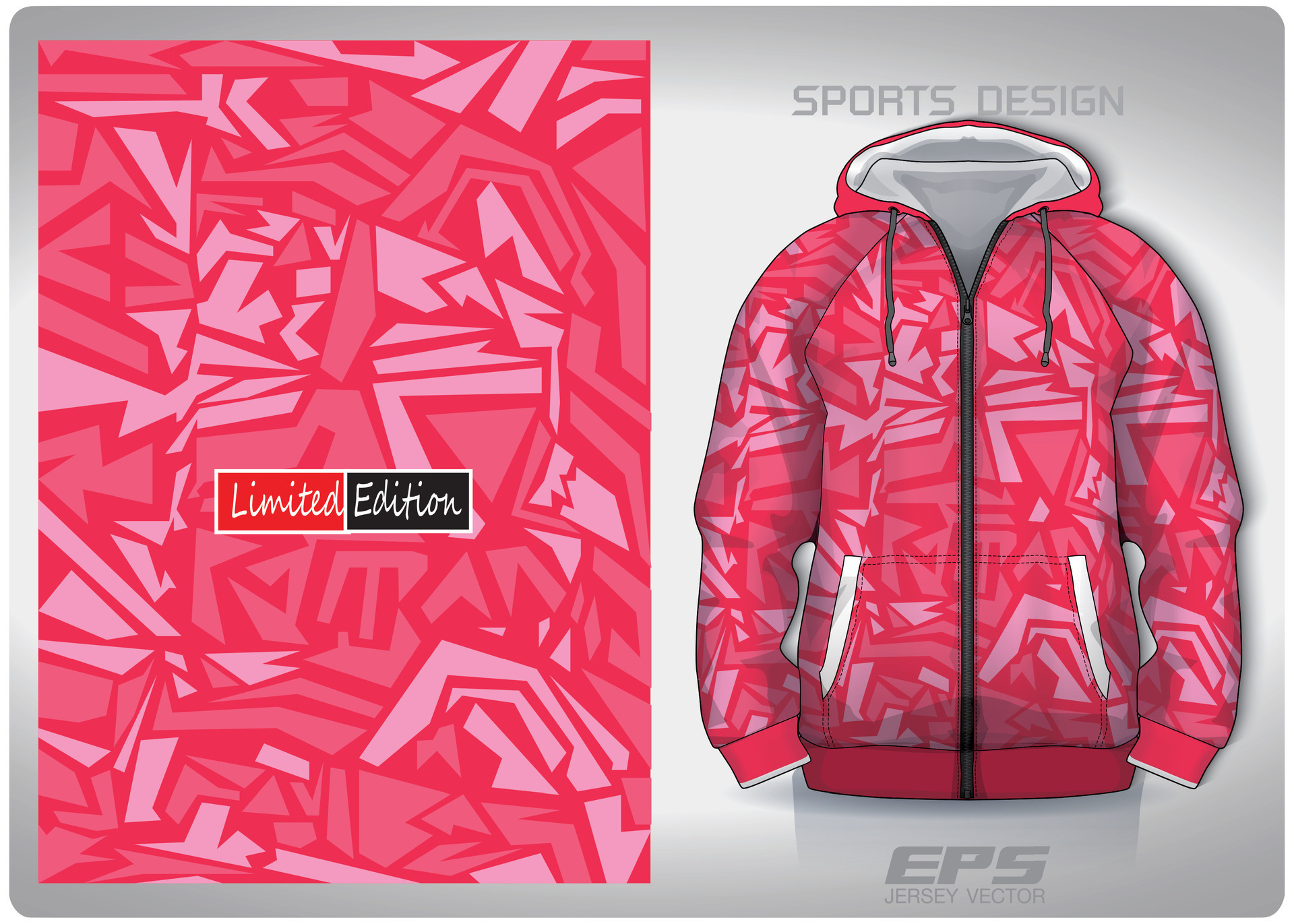 Vector sports shirt background image.pink fragment pattern design