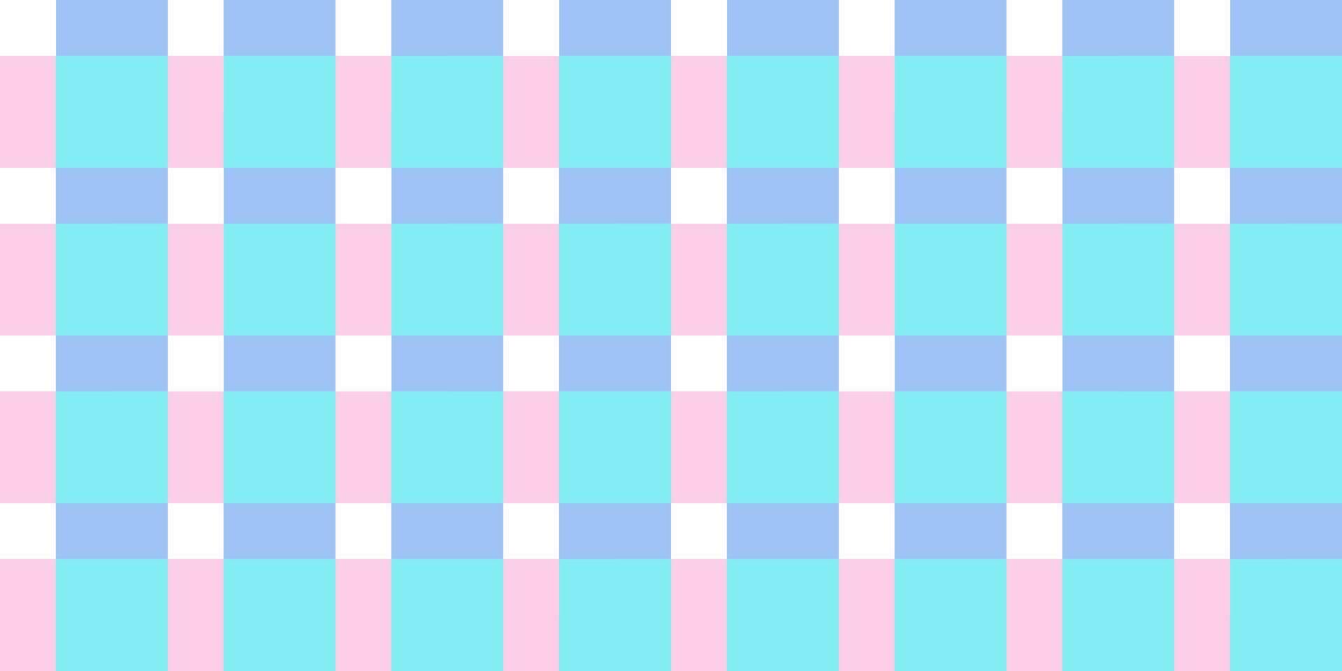 Vichy seamless pattern in pastel colors for pink doll. Gingham design Birthday, Easter holiday textile decorative. Vector check plaid patterns for fabric - picnic blanket, tablecloth, dress, napkin.