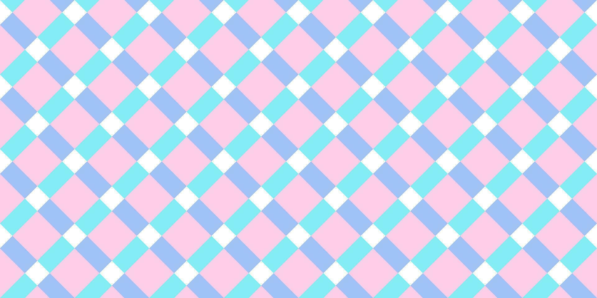 vichy diagonal sin costura modelo en pastel colores para rosado muñeca. guingán diseño cumpleaños, Pascua de Resurrección fiesta textil decorativo. vector cheque tartán patrones tela - picnic frazada, Manteles, vestido.