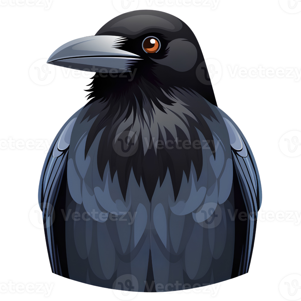 crow cartoon ai generative png