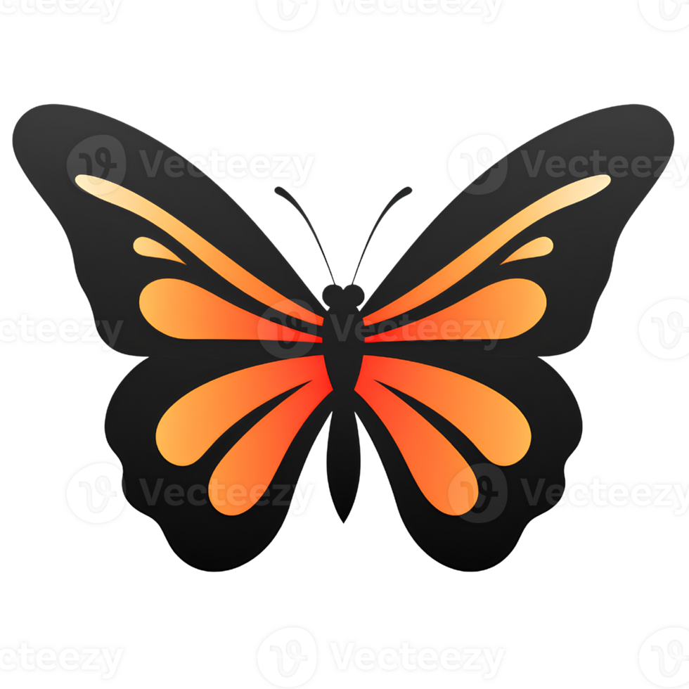 butterfly cartoon ai generative 28620977 PNG