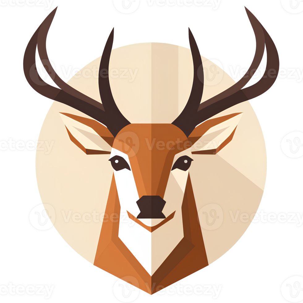 cartoon deer ai generative png
