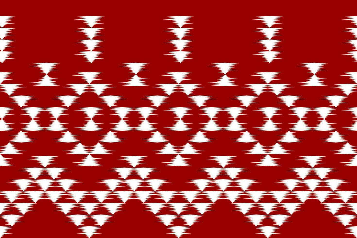 arte de patrones tribales étnicos abstractos. patrón sin costuras étnico ikat rojo. estilo americano y mexicano. vector