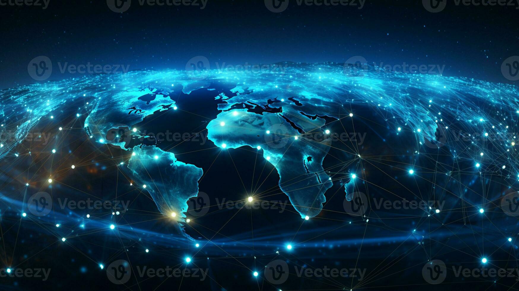 Internet networking background photo