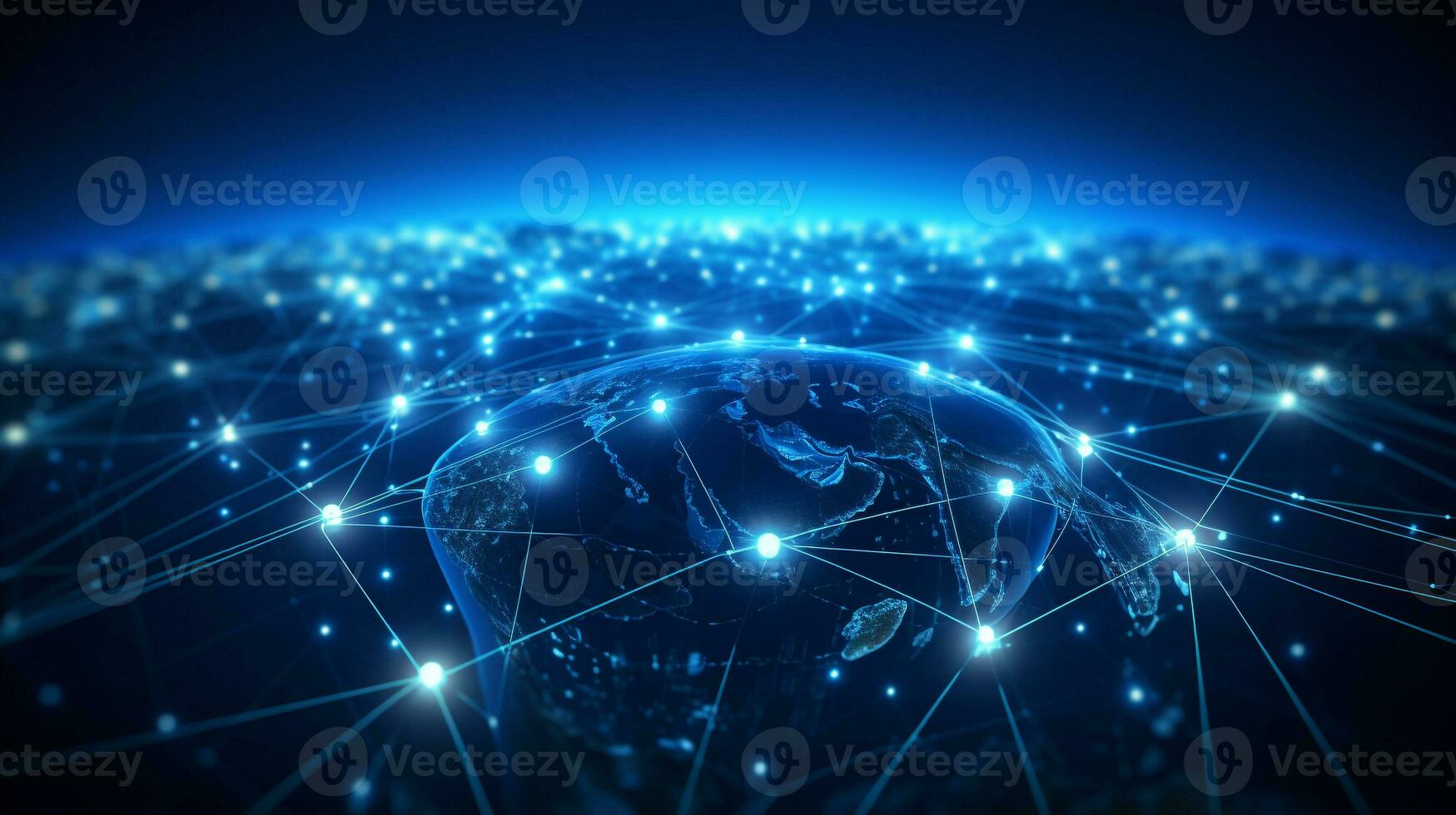 Internet networking background photo