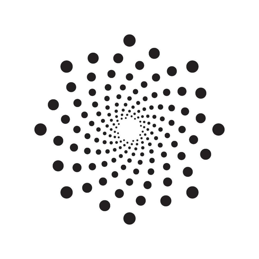 spiral icon vector