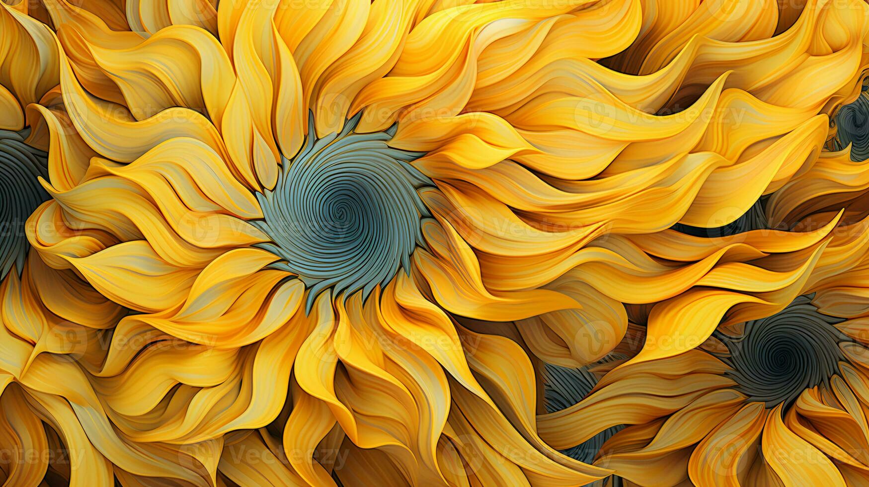 Photo sunflowers  background