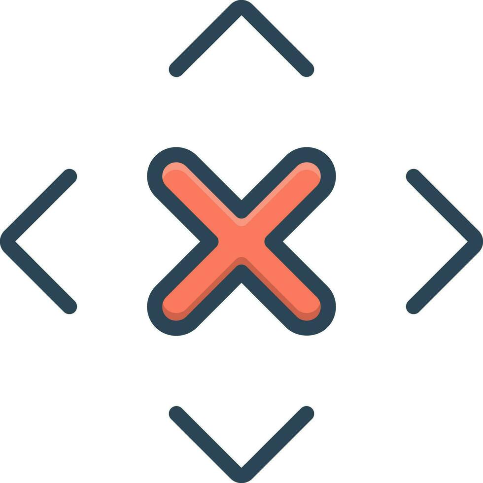 color icon for calibration vector
