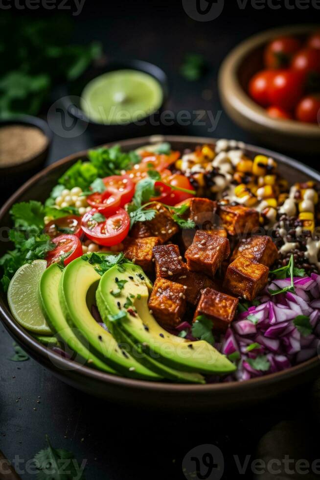 Vegan  natural dish photo