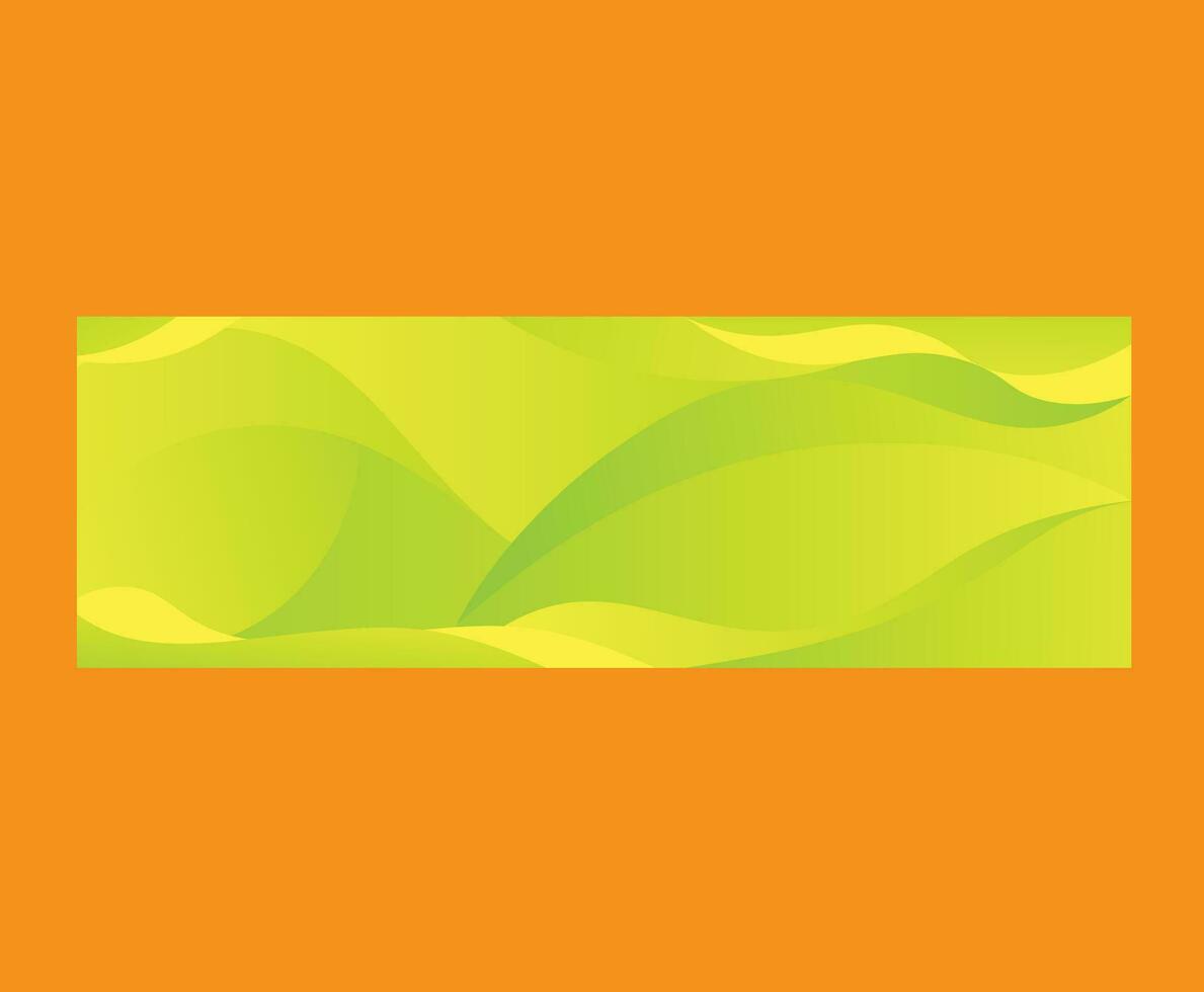 Green Banner Background vector