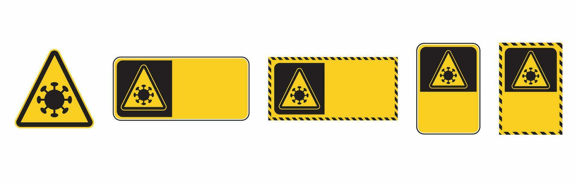 toxic or chemical signs vector