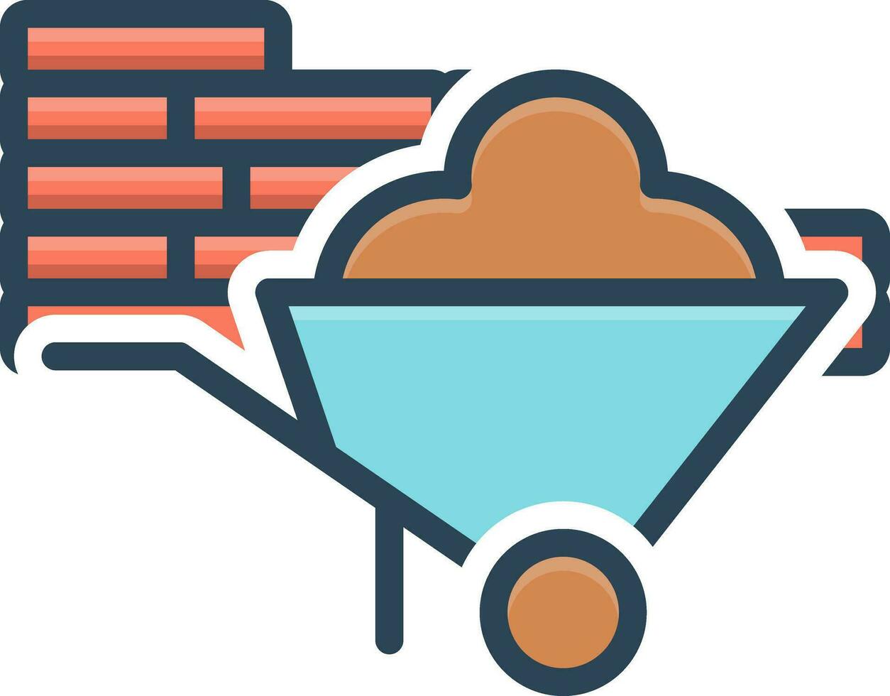 color icon for material vector