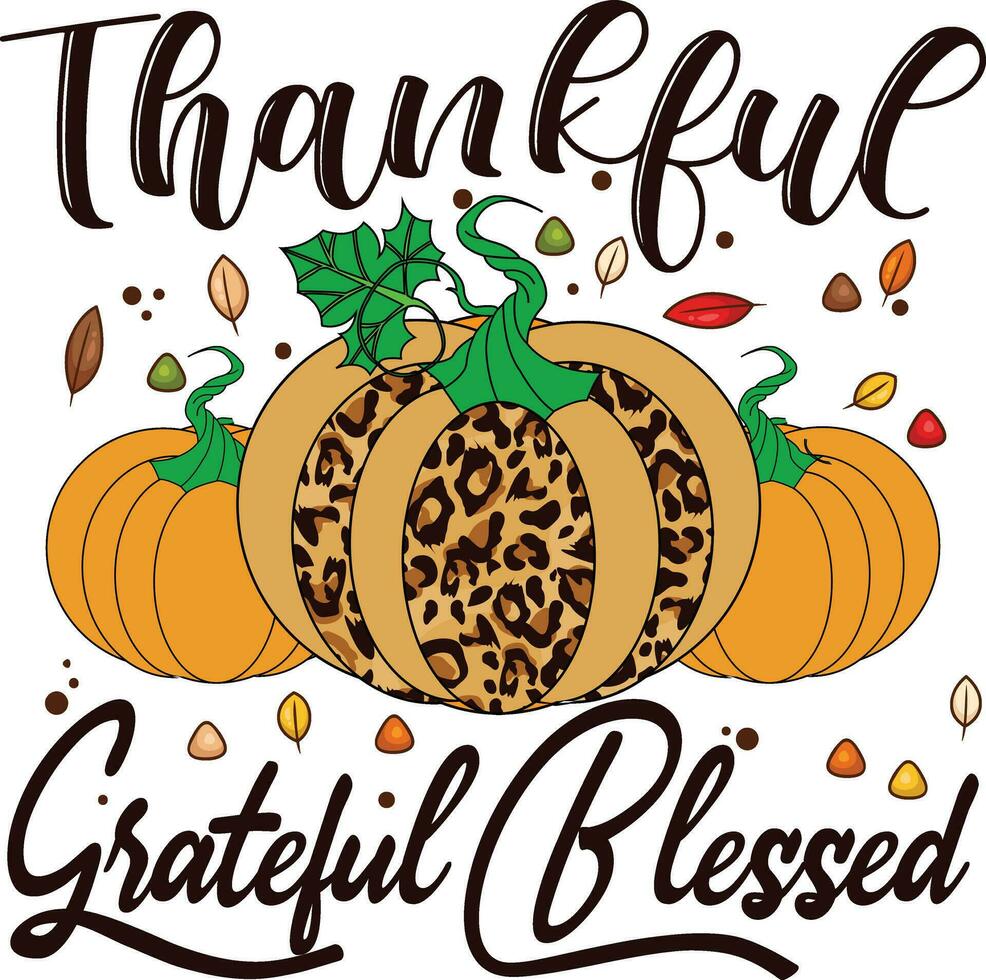 Thanksgiving Day vector illustration for t-shirt