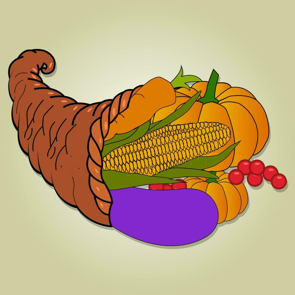 Thanksgiving Day vector illustration for t-shirt