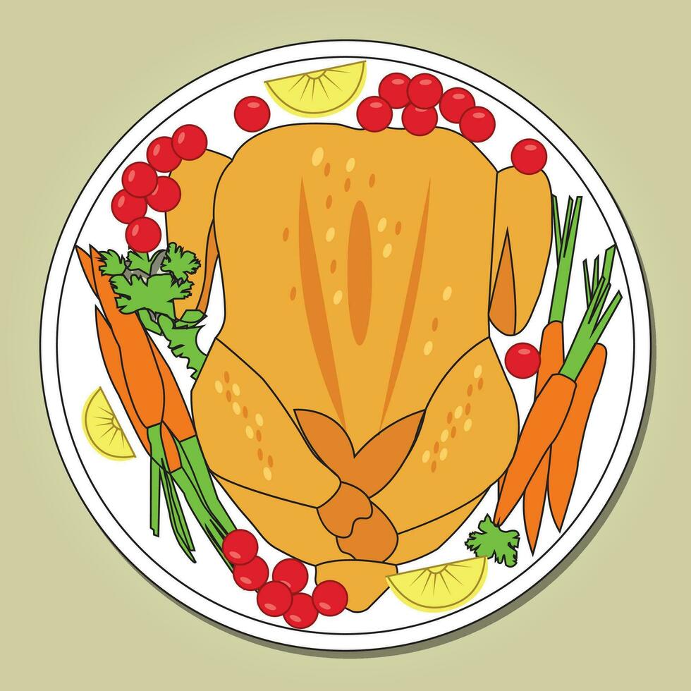 Thanksgiving Day vector illustration for t-shirt