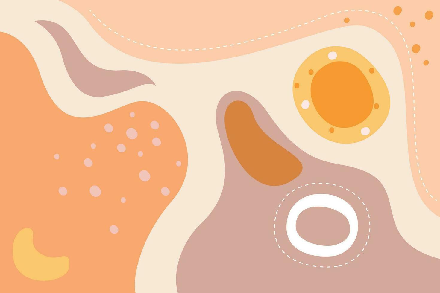 Abstract shapes flat background vector illustration