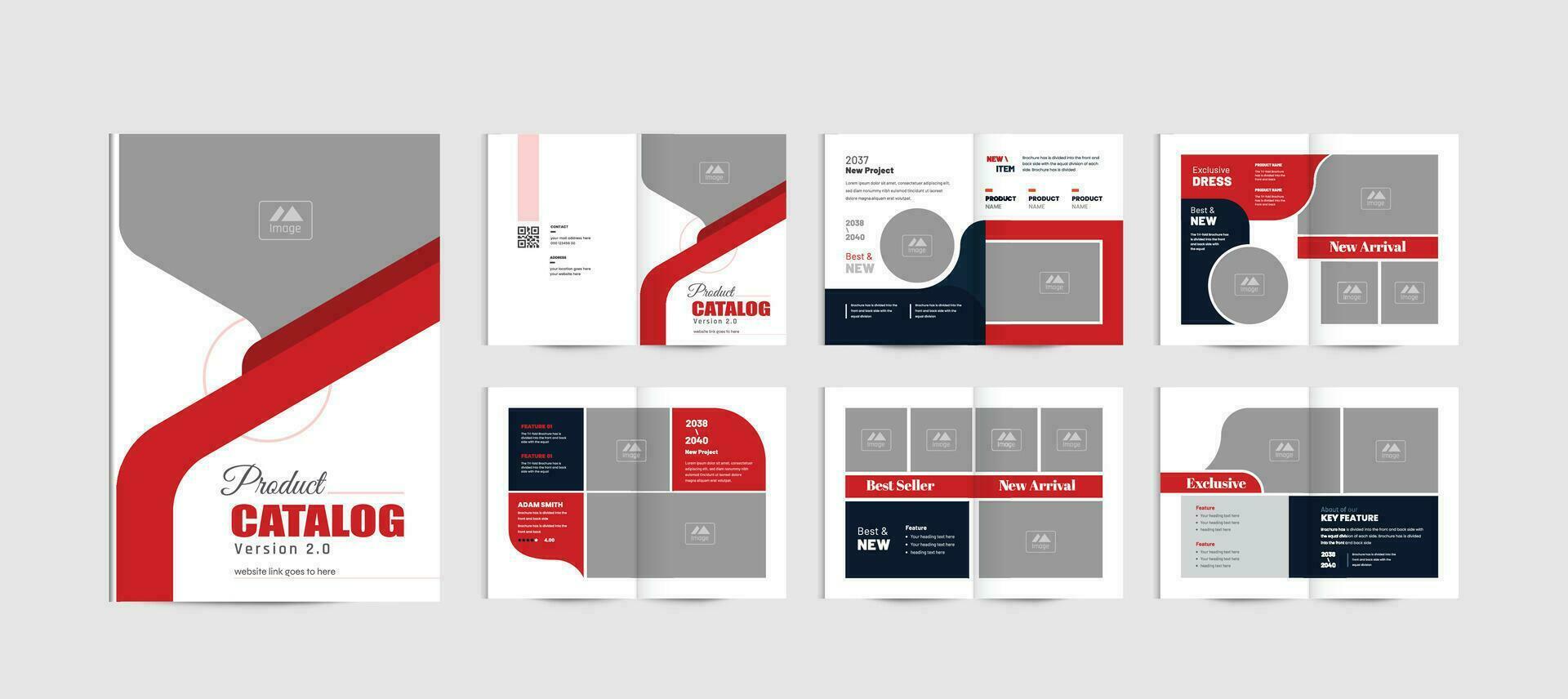 Modern product catalog or catalogue Brochure design template vector