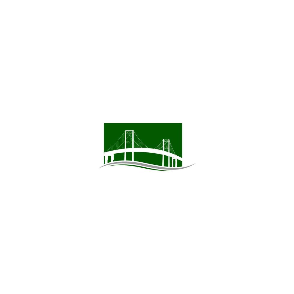 Bridge Logo Template Vector Icon Stock