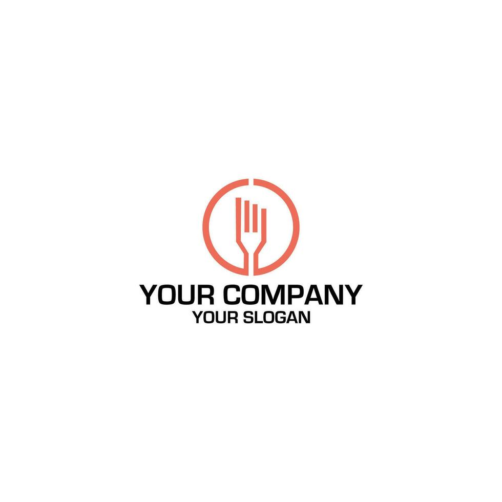 Cook Food Logo Design Vector