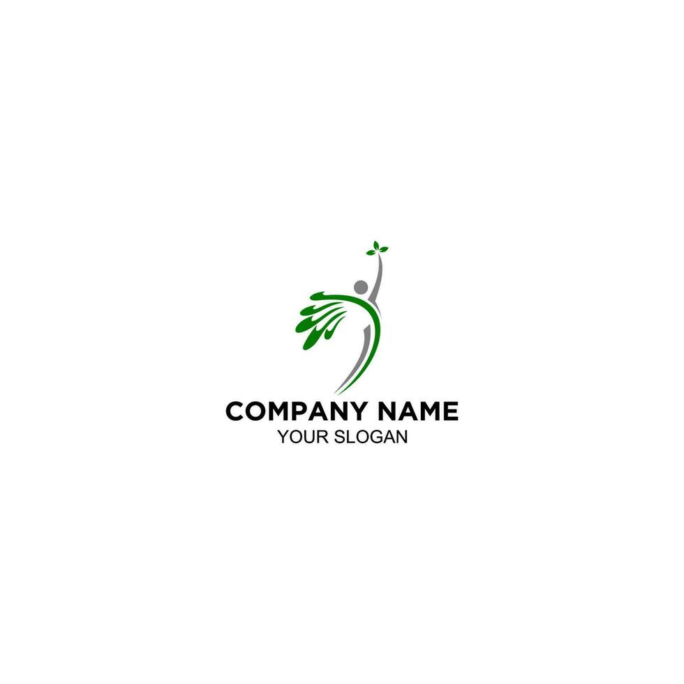 Wellness Pilates Body Logo Design Vector