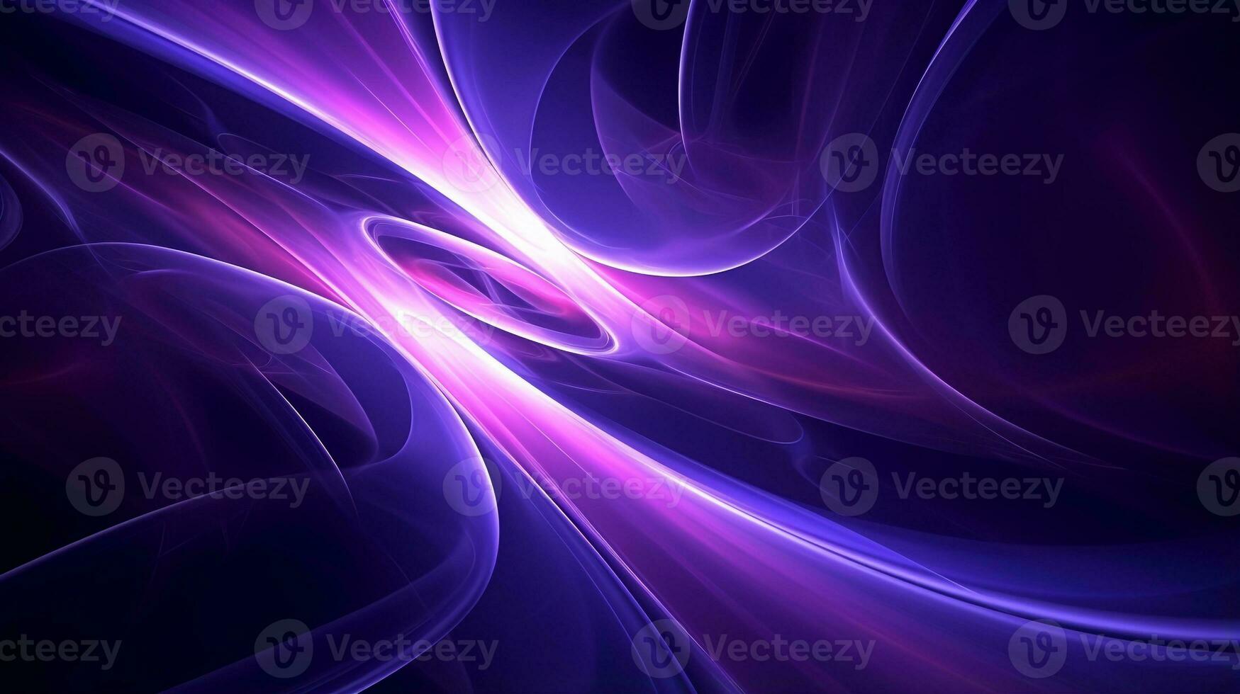 abstract fractal background in purple tone color  . Generative AI photo