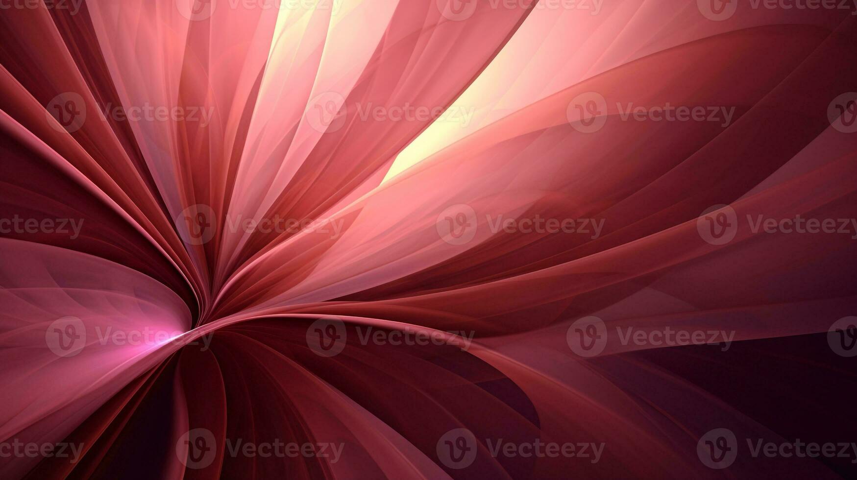 abstract fractal background in maroon tone color  . Generative AI photo