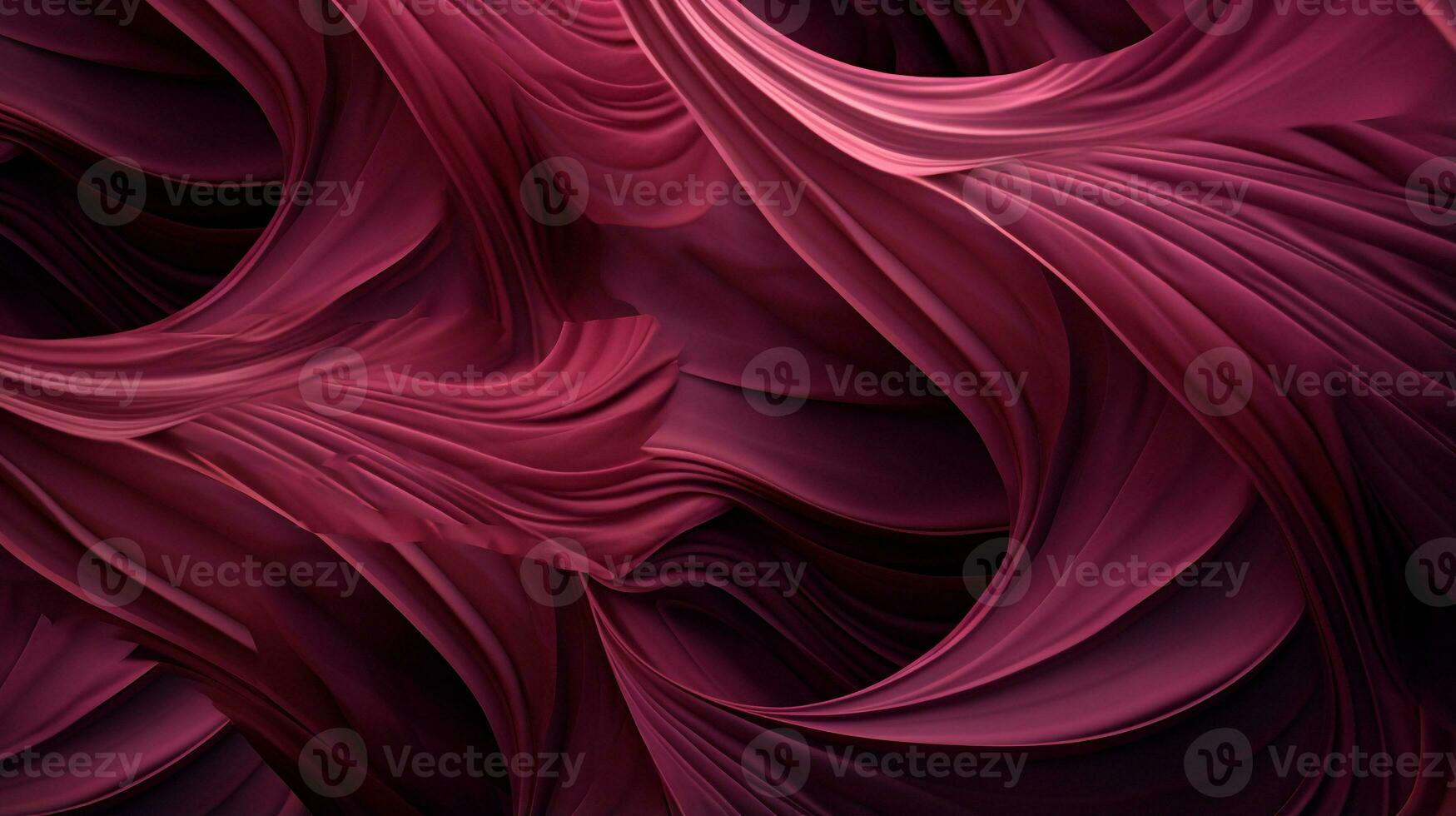 abstract fractal background in maroon tone color  . Generative AI photo
