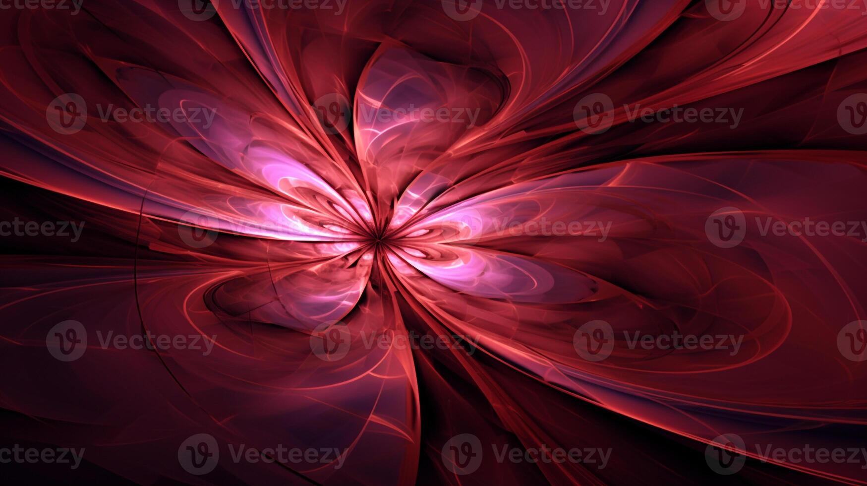 abstract fractal background in maroon tone color  . Generative AI photo