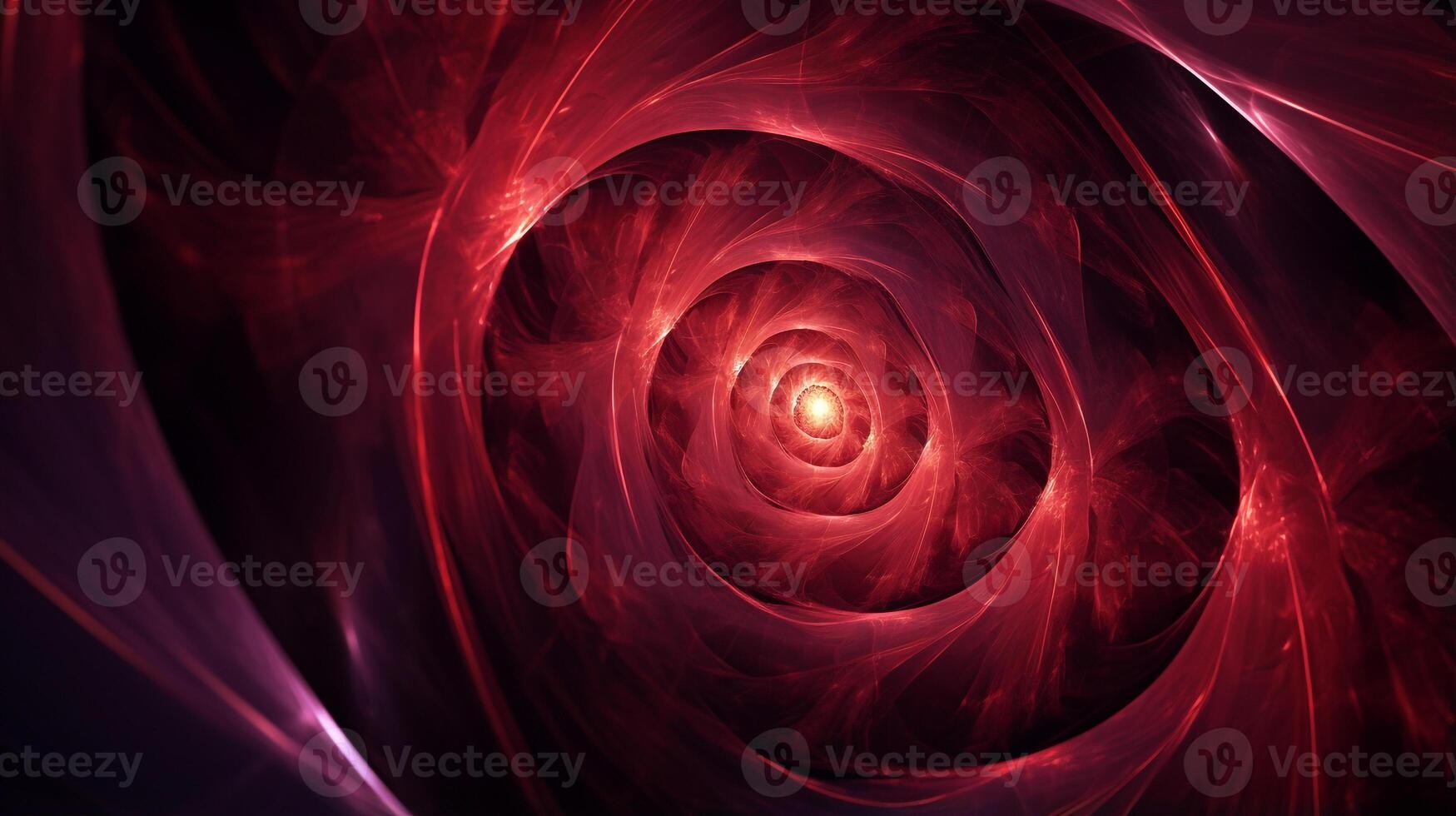 abstract fractal background in maroon tone color  . Generative AI photo