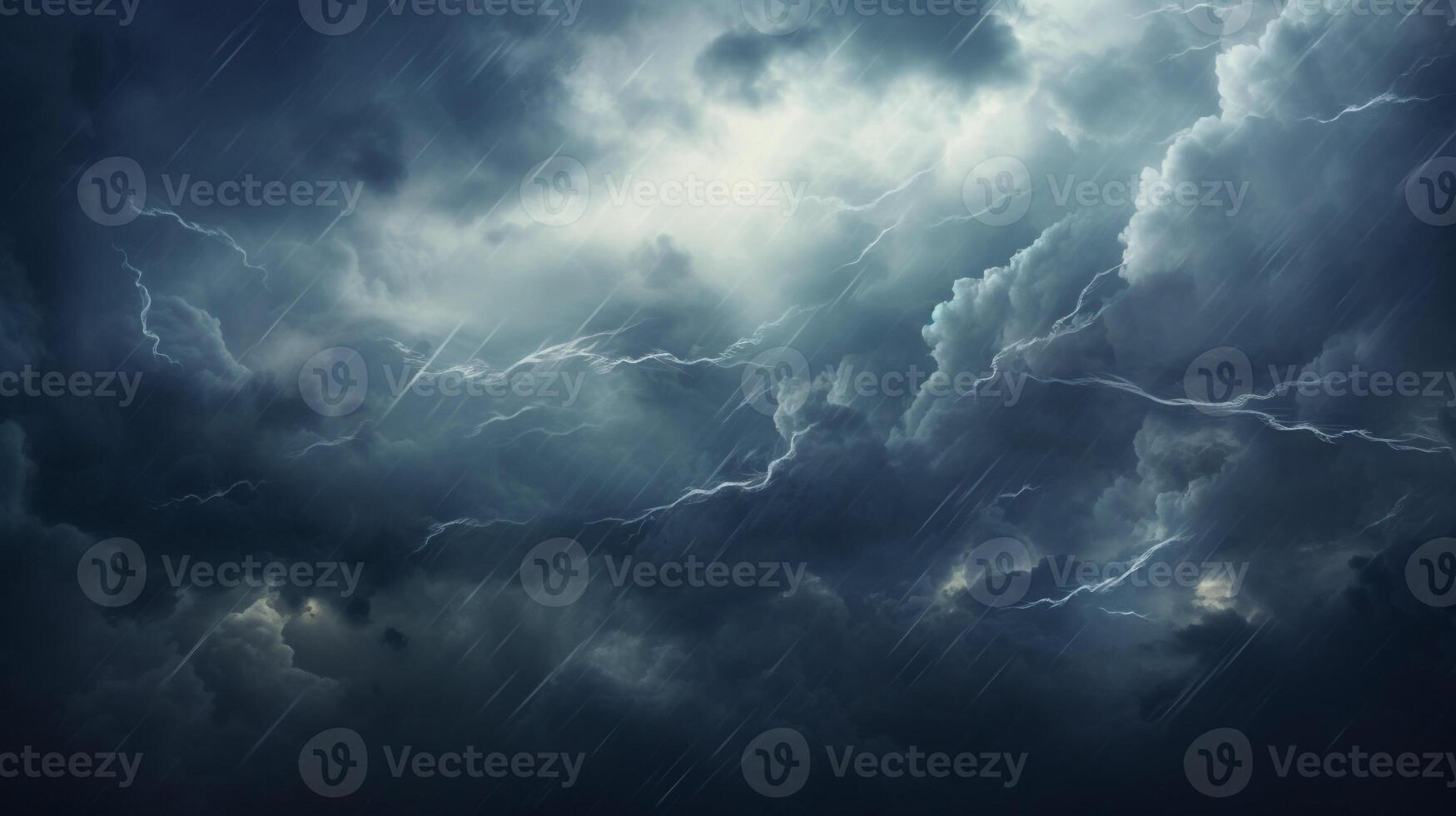 abstract background of storm clouds  . Generative AI photo