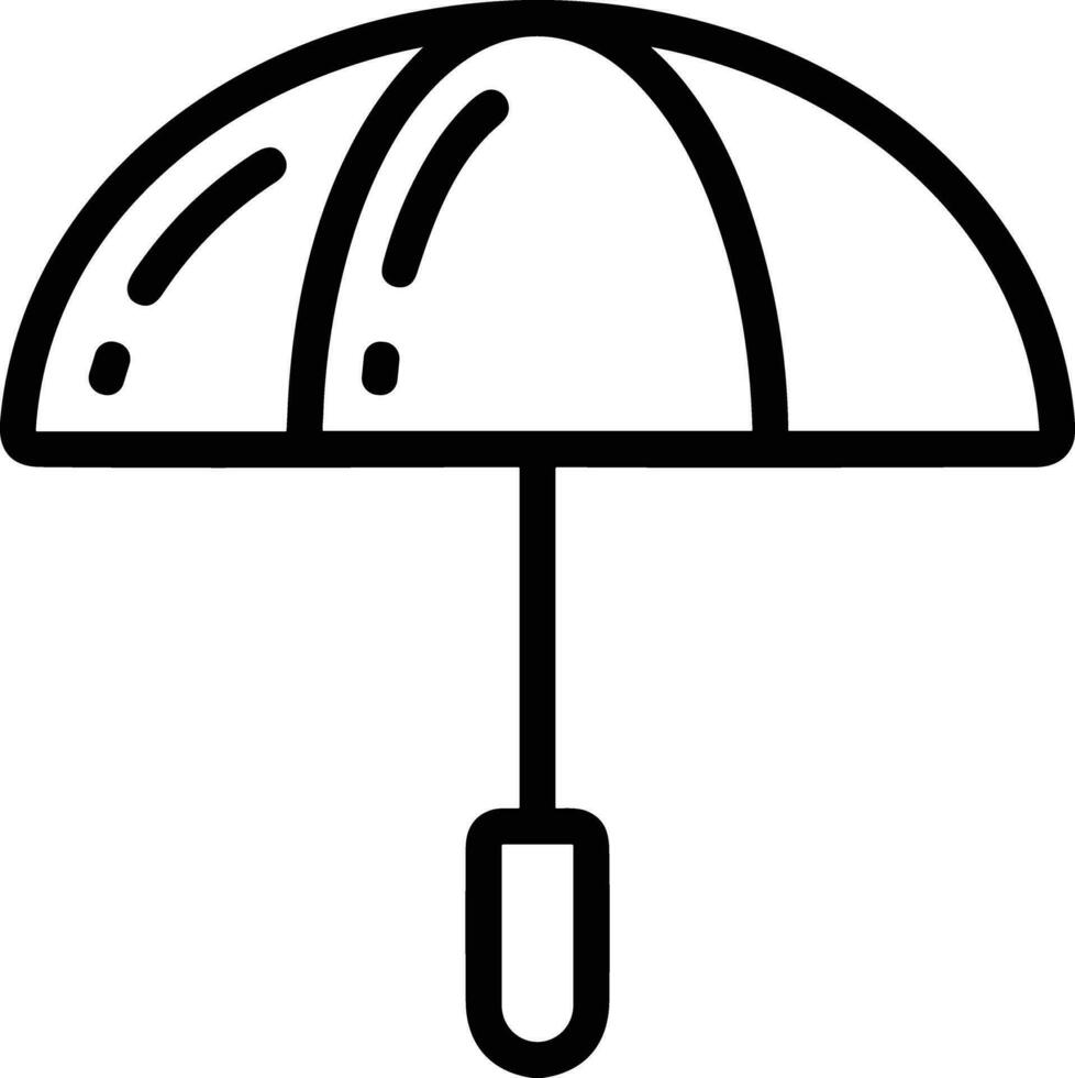 Umbrella protection icon symbol vector image. Illustration of the safety protect umbrella security design image