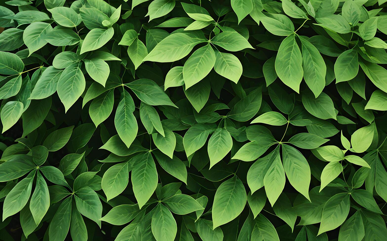 Leaf concept background seamless pattern green foliage of spring summer plants. photo