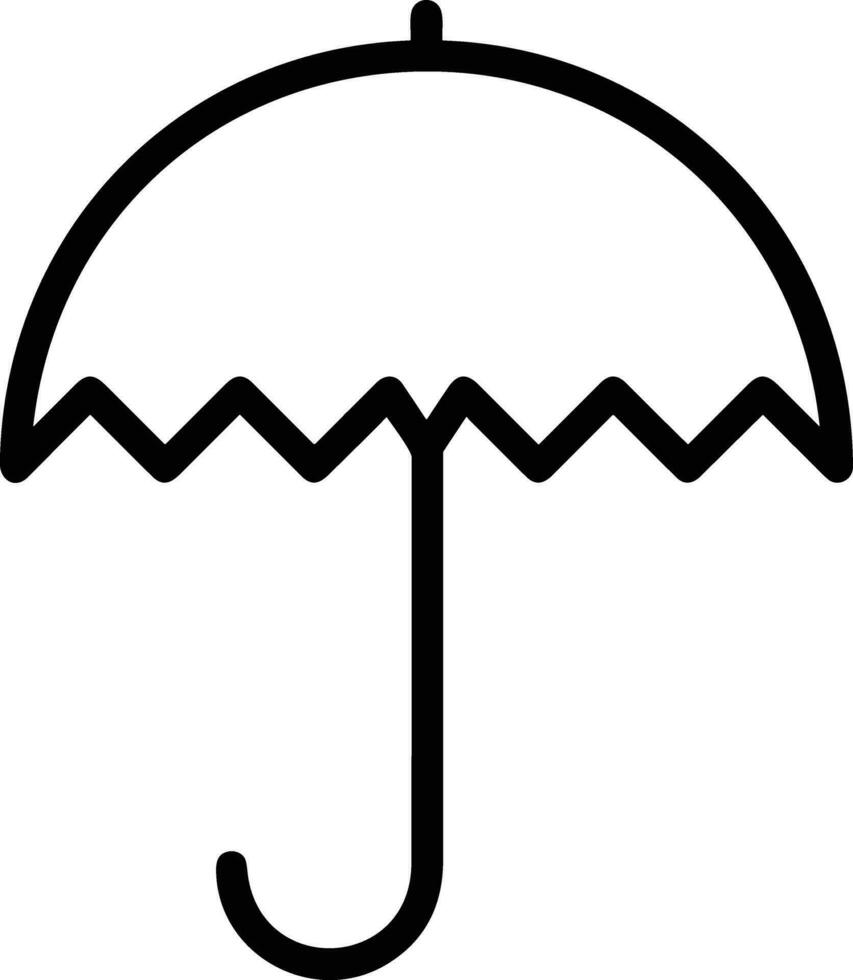 Umbrella protection icon symbol vector image. Illustration of the safety protect umbrella security design image