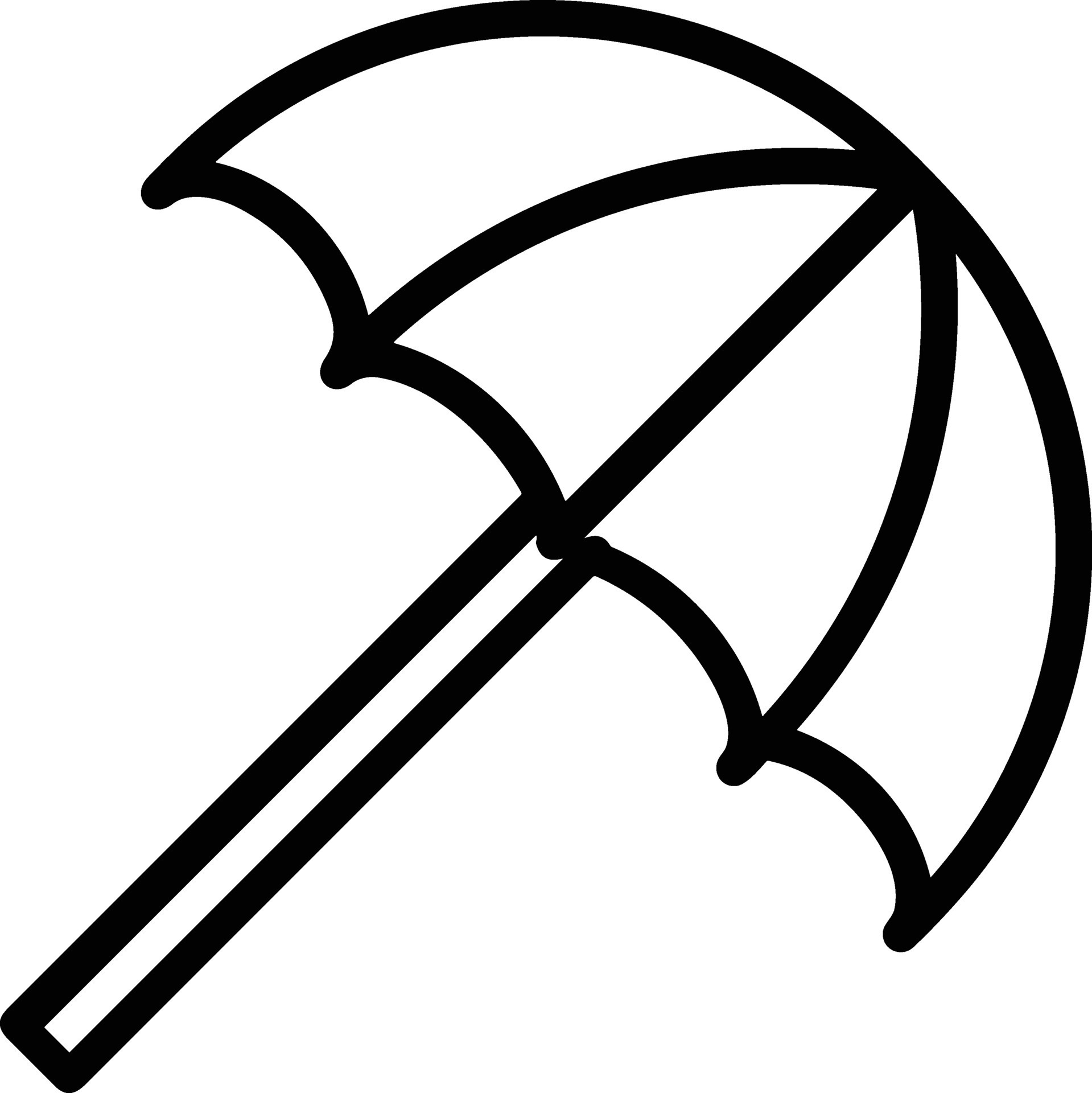 Umbrella protection icon symbol vector image. Illustration of the